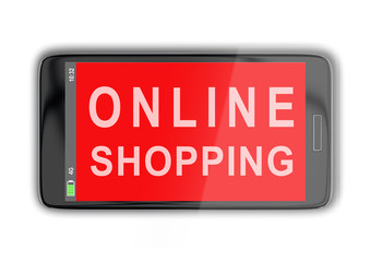 ONLINE SHOPPING concept