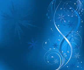 Abstract floral vector illustration