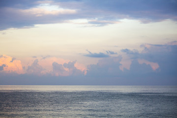 Sea. Beautiful seascape on the Azov Sea