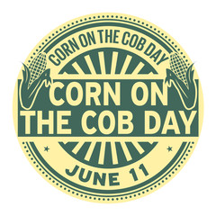 Corn on the Cob Day stamp