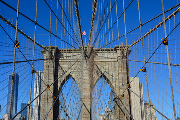 Fototapeta premium usa nowy jork brooklyn bridge