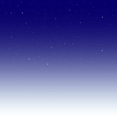 Space stars background. Light night sky vector