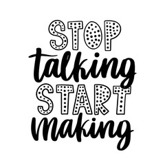 Vector isolated lettering