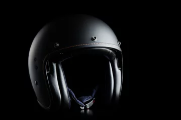 Fototapeten Motorradhelm mit offenem Gesicht. © Jiri Hera