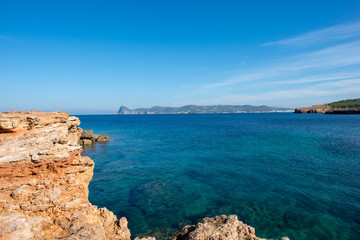 Bassa beach on the island of Ibiza, Balearic Islands