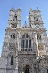 Fototapeta na wymiar Westminster Abbey church in London