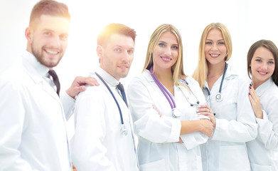 Fototapeta premium portrait of successful medical team