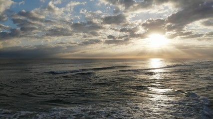 Fototapeta premium Sunset over the water!