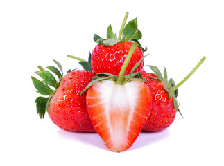 Strawberry isolated on white background