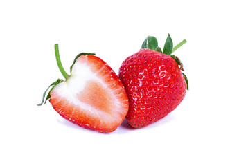 Strawberry isolated on white background