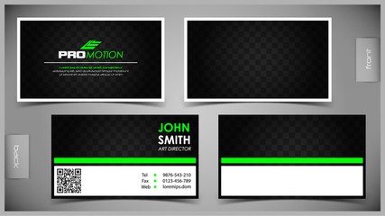 Set of creative business cards