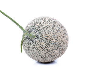 cantaloupe melon isolated on the white background