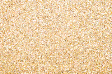 Draufsicht Quinoasamen ungekocht, Quinoa Textur