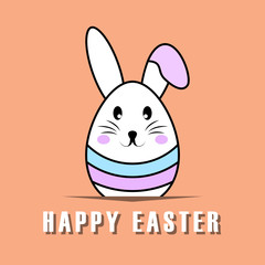 Fototapeta premium eggs bunny easter symbol