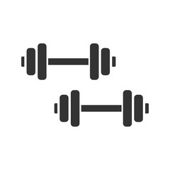 Dumbbells glyph icon