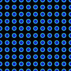 Seamless pattern. Design element for wallpaper, wrapping paper, textile prints and etc. Сircle cover design. Palace blue color. Saturation background.