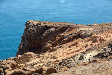 Beautiful landscape at the Ponta de Sao Lourenco, the eastern part of Madeira, Portugal