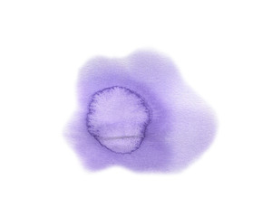 Abstract watercolor on white background