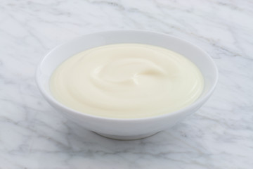 Obraz na płótnie Canvas plain yogurt