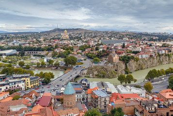 Fototapeta na wymiar View of Tbilisi, Georgia