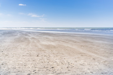 Fototapeta na wymiar On the beach in Danmark, Romo
