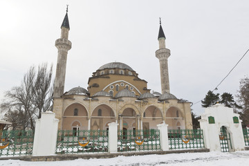 Fototapeta na wymiar Cathedral Mosque Juma Khan Jami in Evpatoria, Crimea, Russia