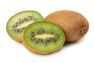 healthy food. kiwi fruit isolated on white background