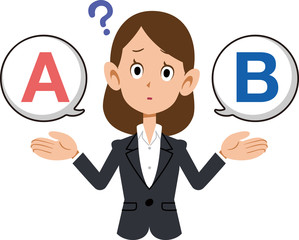 ビジネスパーソン　女性　悩み　迷い
