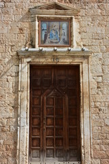 Italy, Puglia region, Casamassima, ancient abandoned church.