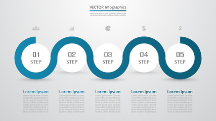 Vector infographic template