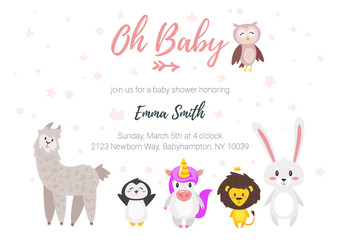 Baby shower invitation