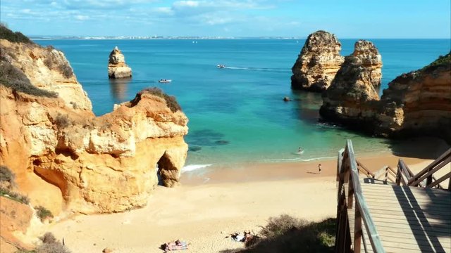 Praida do Camilo, beautiful beach for being lazy, Lagos, Algarve