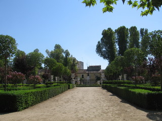 Palace and gardens in Aranjuez, Spain