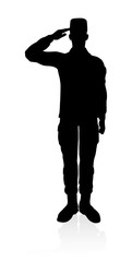 Soldier High Quality Silhouette