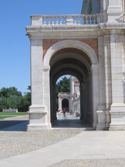 Palace and gardens in Aranjuez, Spain