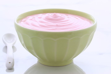 vintage greek strawberry yogurt