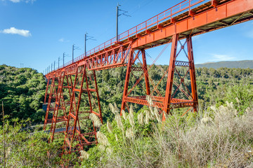 Fototapeta na wymiar Makatote Viaduct North Main Trunk Railway New Zealand