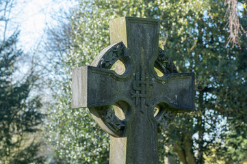Celtic Cross with Nimbus or Ring