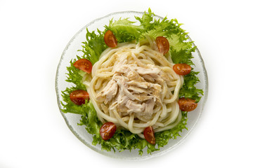 サラダうどん