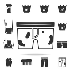 dirty underwear icon. Detailed set of laundry icons. Premium quality graphic design. One of the collection icons for websites, web design, mobile app