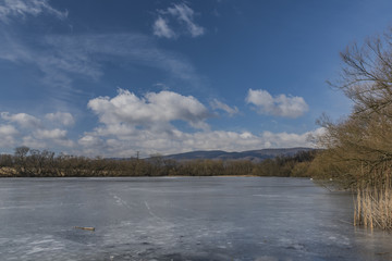 Habrovicky pond near Usti nad Labem city