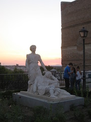 Statue in Madrid, Spain