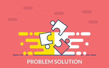 Obraz na płótnie Canvas problem solution icon