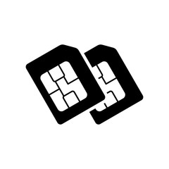 Dual sim card icon