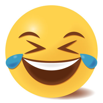 Emoji Tränen lachend - 3D