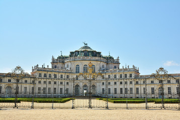 Fototapeta premium Stupinigi Palace , Hunting Residence , top attraction in Turin, Italy