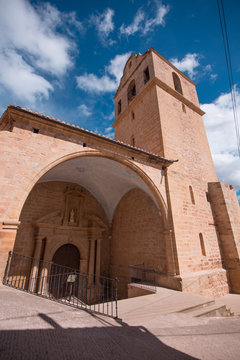 Town of Monroyo in the Mantarraya region of Spain Arag&oacute;n Teruel