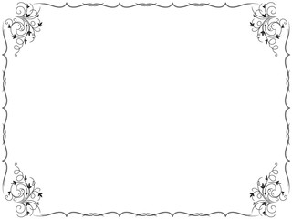 Floral Frame Background