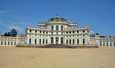Fototapeta na wymiar Stupinigi Palace , Hunting Residence , top attraction in Turin, Italy
