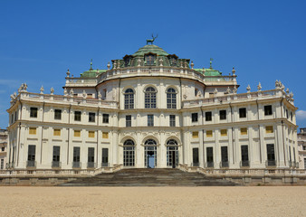 Fototapeta na wymiar Stupinigi Palace , Hunting Residence , top attraction in Turin, Italy